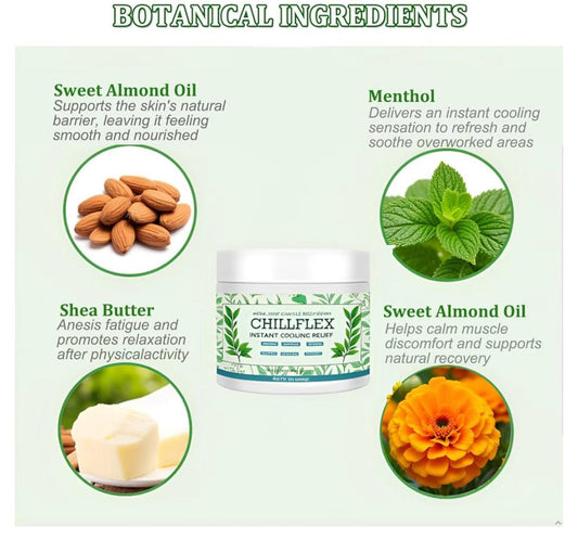 CHILLFLEX – Crème Mentholée Instantanée Anti-Douleur