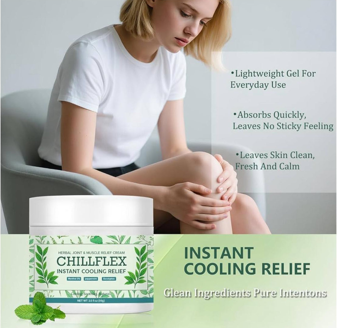 CHILLFLEX – Crème Mentholée Instantanée Anti-Douleur