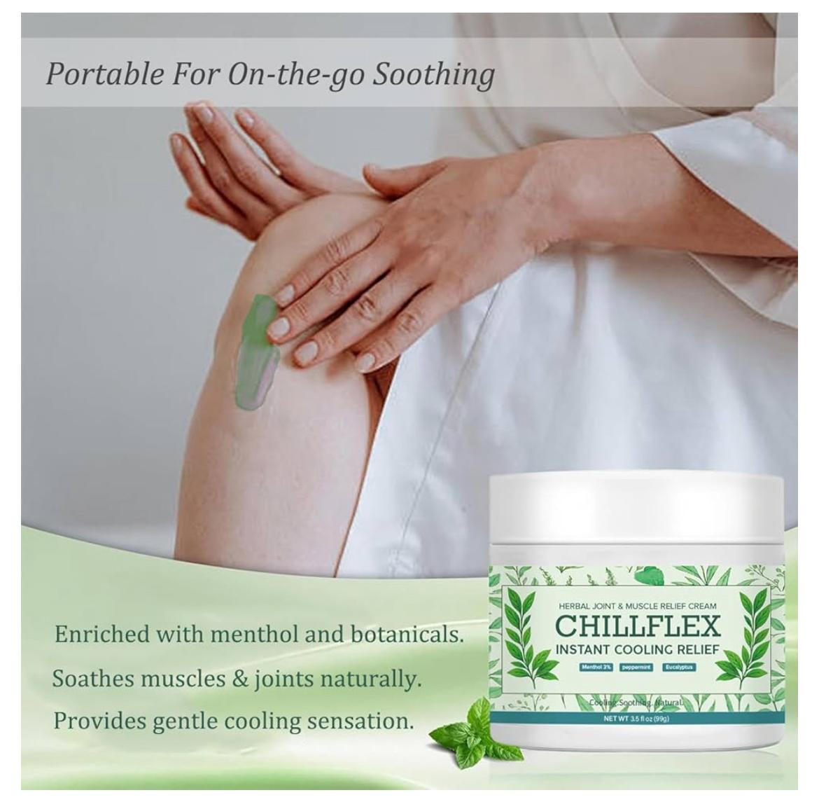 CHILLFLEX – Crème Mentholée Instantanée Anti-Douleur